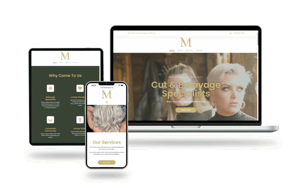 Meraki Hair Studio Project - Ellie May Digital