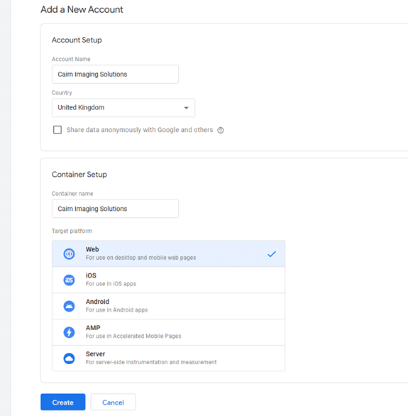 Googles New Tag Manager