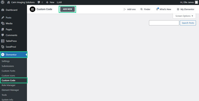 Adding Google Tag Manager Using the Elementor Plugin