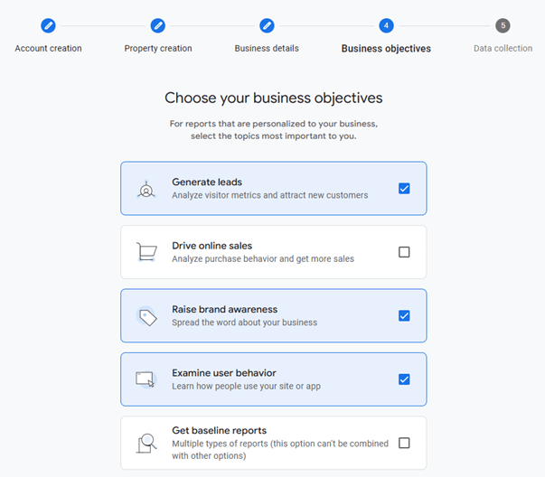 Setting up new Google Tag